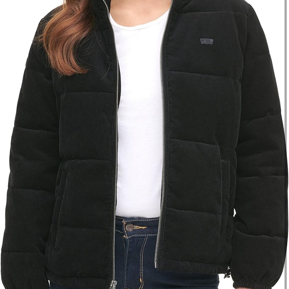 Black Puffer Jacket - Picture 6 of 7
